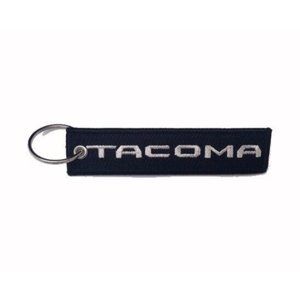 Toyota Tacoma Black-Silver Key Chain - NEW FAST SHIP